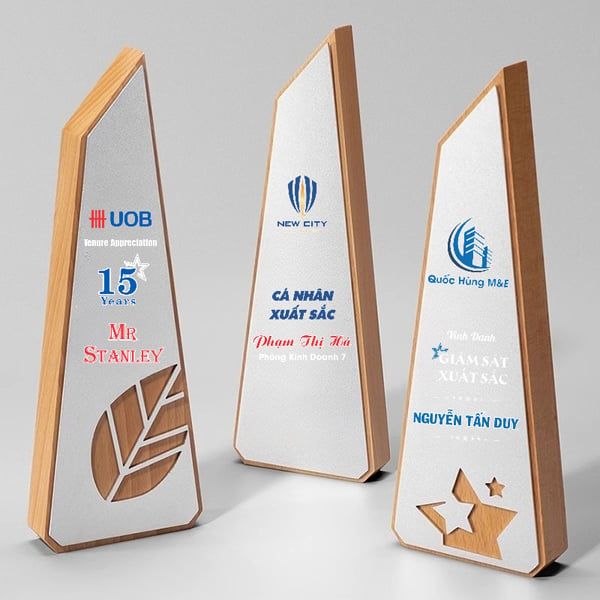 Cúp vinh danh gỗ hợp kim VG03