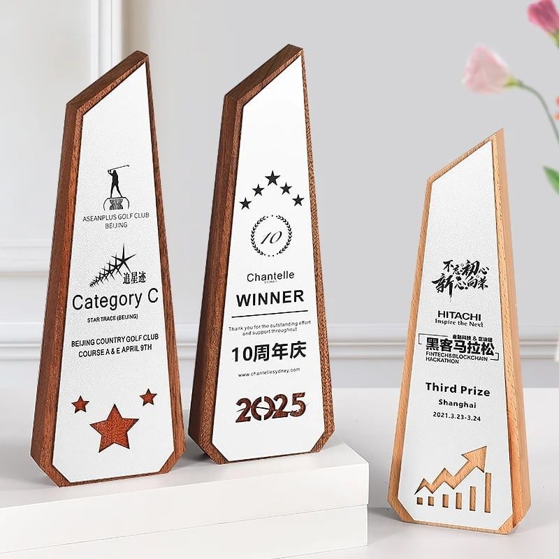 Cúp vinh danh gỗ hợp kim VG03