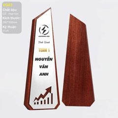 Cúp vinh danh gỗ hợp kim VG03