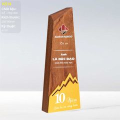 Cúp vinh danh kết hợp gỗ hợp kim VG14-26-27