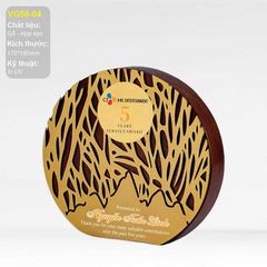 Kỷ niệm chương gỗ hợp kim VG59