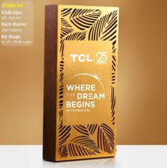 Bộ Cúp vinh danh gỗ hợp kim VG60 (14 mẫu)