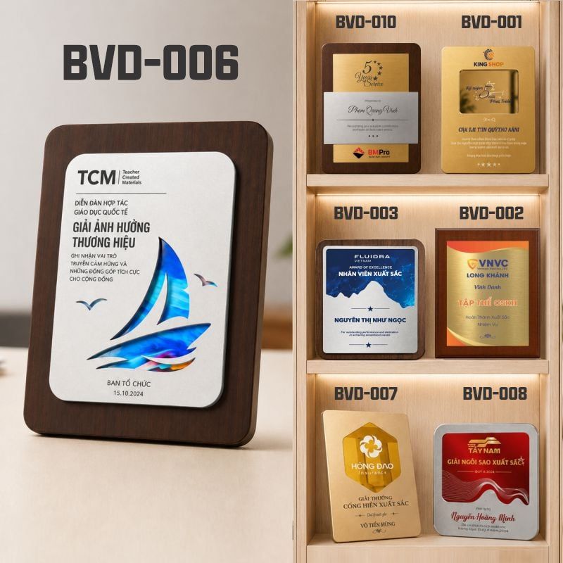 Bảng vinh danh quản lý cấp cao BVD-003A