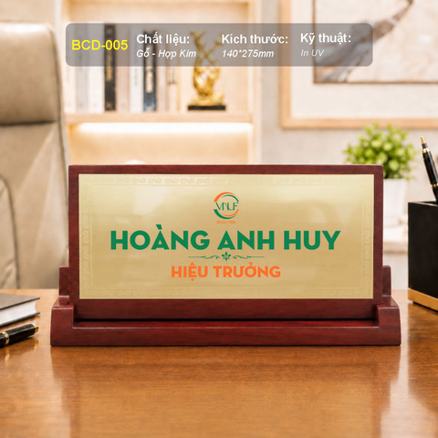 Bảng Chức Danh Cao Cấp BCD-005