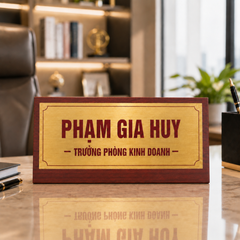 Bộ Bảng Chức Danh Cao Cấp (6 Mẫu)