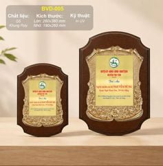 Bảng vinh danh quản lý xuất sắc BVD-005 (2 size)
