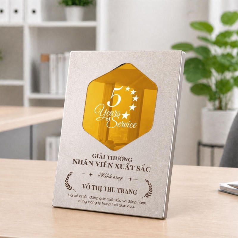 Bảng vinh danh xuất sắc BVD-007 (2 màu)