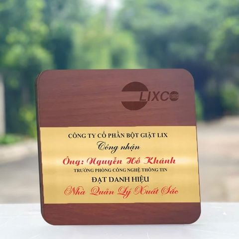 Bảng vinh danh gỗ hợp kim BVD-010
