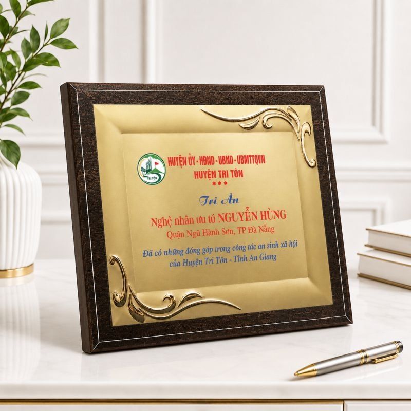 Bảng vinh danh gỗ tự nhiên BVD-011 (4 Mẫu)