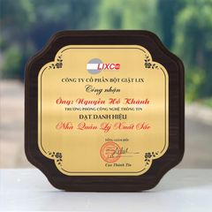 Bảng vinh danh gỗ hợp kim BVD-011 (2 loại)