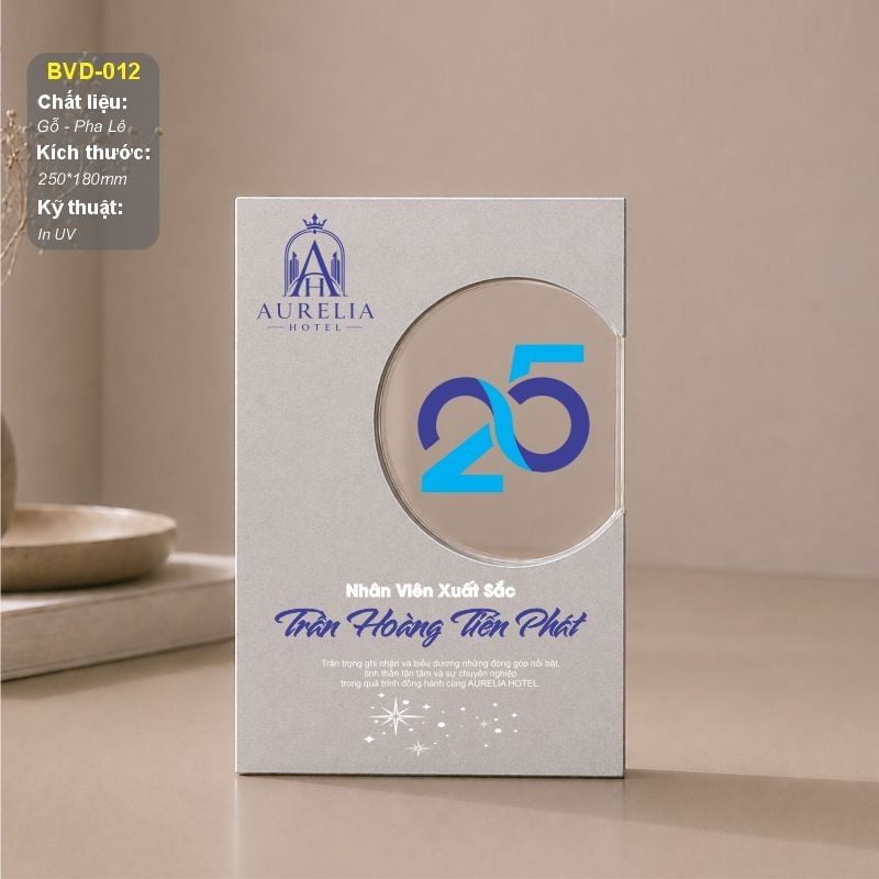 Bảng vinh danh cao cấp BVD-012 (3 Màu)