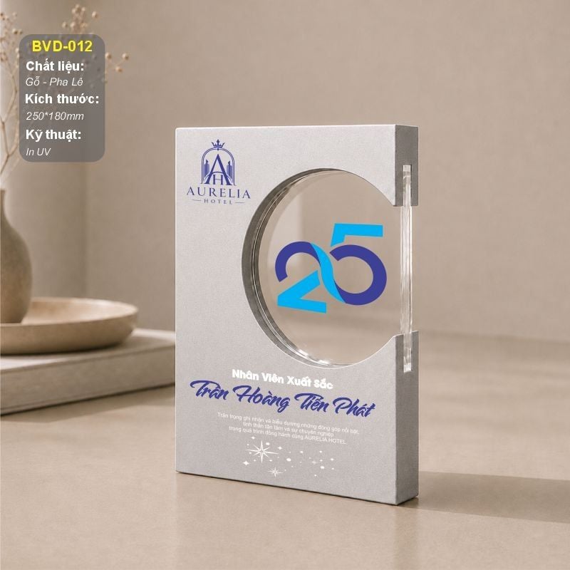 Bảng vinh danh cao cấp BVD-012 (3 Màu)