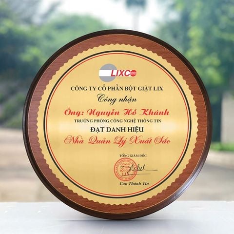 Bảng vinh danh gỗ hợp kim BVD-012 (2 loại)