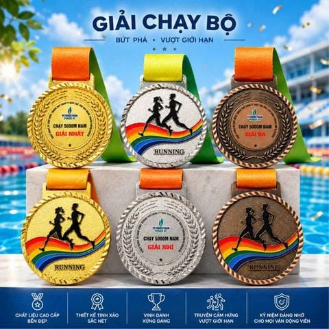 Huy chương thể thao chạy bộ MEDAL-RV