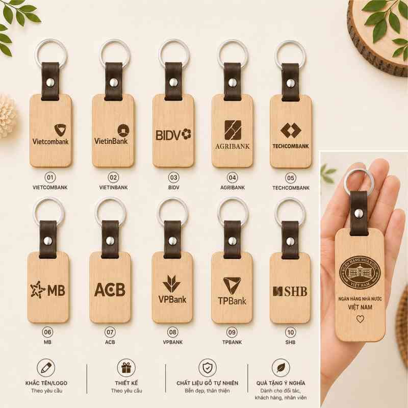 Móc khóa thương hiệu lưu niệm MK-003