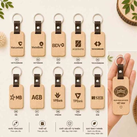 Móc khóa thương hiệu lưu niệm MK-003