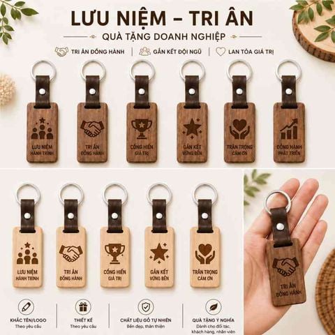 Móc khóa thương hiệu lưu niệm MK-003