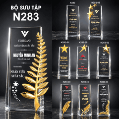 Bộ cúp vinh danh quản lý xuất sắc N283 (9 mẫu)