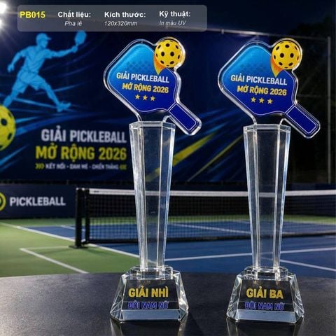 Cúp thể thao pickleball PB015