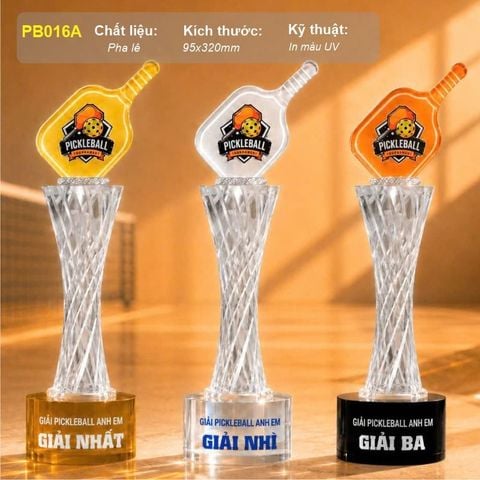 Cúp thể thao pickleball PB016