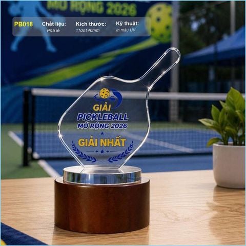 Cúp thể thao pickleball PB018