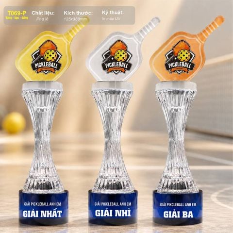 Cúp thể thao pickleball T069-P