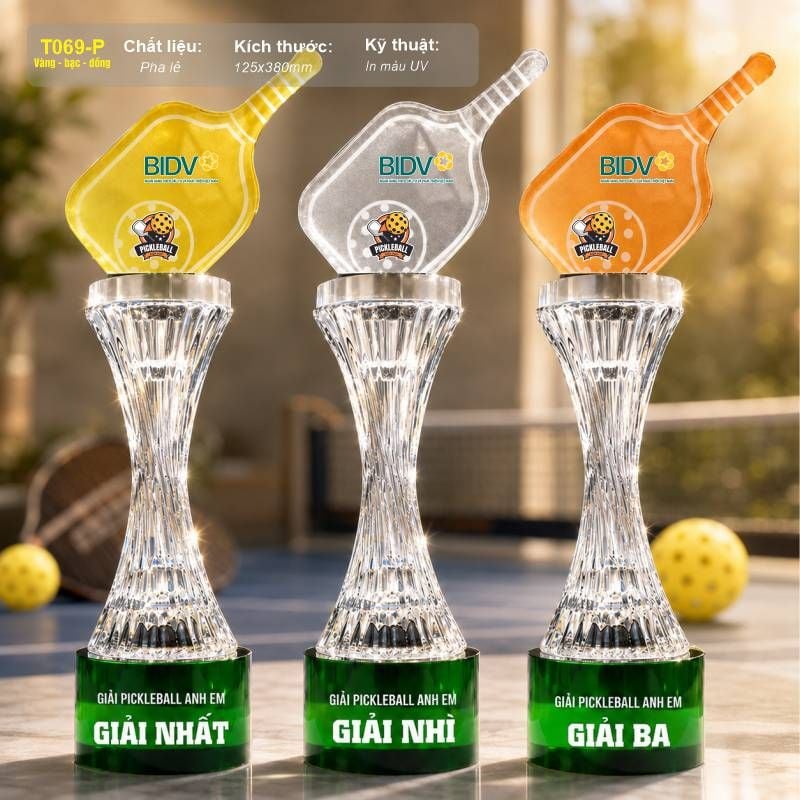 Cúp thể thao pickleball T069-P