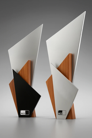 Cúp vinh danh kết hợp pha lê gỗ hợp kim