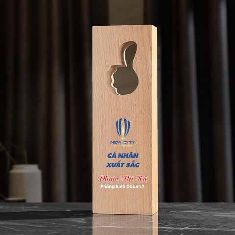Cúp vinh danh gỗ cao cấp VG24