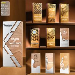 Bộ Cúp vinh danh gỗ hợp kim VG60 (14 mẫu)