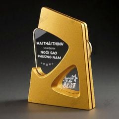 Kỷ niệm chương gỗ pha lê VG65