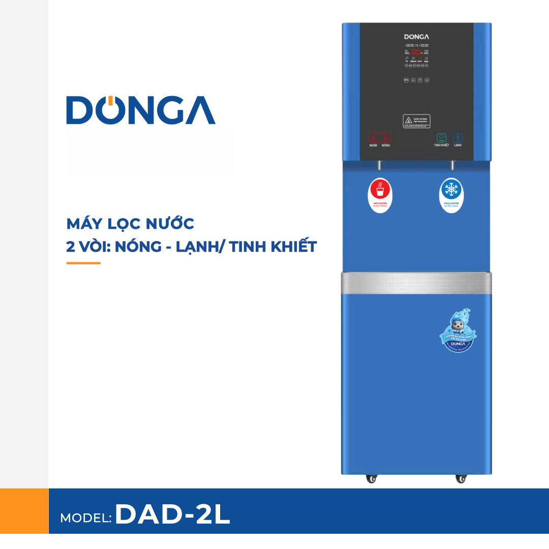 may loc nuoc nong lanh donga dad 2l