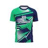 Custom Design and Manufacturing Football Kit Sports crew neck short sleeves sublimation printing pattern Sports Polyester-Spandex blend 4-way stretch OEM/ODM Low MOQ