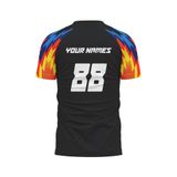 Custom Design and Manufacturing Football Kit Sports crew neck short sleeves sublimation printing pattern Ghost Rider Polyester-Spandex blend 4-way stretch OEM/ODM Low MOQ
