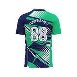 Custom Design and Manufacturing Football Kit Sports crew neck short sleeves sublimation printing pattern Sports Polyester-Spandex blend 4-way stretch OEM/ODM Low MOQ