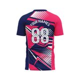Custom Design and Manufacturing Football Kit Sports crew neck short sleeves sublimation printing pattern Sports Polyester-Spandex blend 4-way stretch OEM/ODM Low MOQ