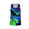  Custom Design and Manufacturing Tank Top Sportswear Running Bonding Seamless sublimation printing pattern Galaxy Polyester-Spandex blend 4-way stretch OEM/ODM Low MOQ 