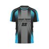 Custom Design and Manufacturing Football Kit Sports crew neck short sleeves sublimation printing pattern Retro Polyester-Spandex blend 4-way stretch OEM/ODM Low MOQ
