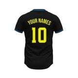 Custom Design and Manufacturing Football Kit Sports crew neck short sleeves sublimation printing pattern Sports Black Polyester-Spandex blend 4-way stretch OEM/ODM Low MOQ
