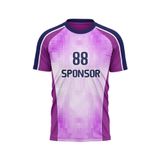 Custom Design and Manufacturing Football Kit Sports crew neck short sleeves sublimation printing pattern Pixel Gradient Polyester-Spandex blend 4-way stretch OEM/ODM Low MOQ