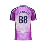 Custom Design and Manufacturing Football Kit Sports crew neck short sleeves sublimation printing pattern Pixel Gradient Polyester-Spandex blend 4-way stretch OEM/ODM Low MOQ