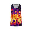  Custom Design and Manufacturing Tank Top Sportswear Running Bonding Seamless sublimation printing pattern Galaxy Polyester-Spandex blend 4-way stretch OEM/ODM Low MOQ 