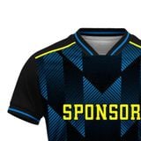 Custom Design and Manufacturing Football Kit Sports crew neck short sleeves sublimation printing pattern Sports Black Polyester-Spandex blend 4-way stretch OEM/ODM Low MOQ