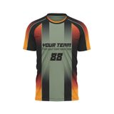 Custom Design and Manufacturing Football Kit Sports crew neck short sleeves sublimation printing pattern Retro Polyester-Spandex blend 4-way stretch OEM/ODM Low MOQ