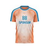 Custom Design and Manufacturing Football Kit Sports crew neck short sleeves sublimation printing pattern Pixel Gradient Polyester-Spandex blend 4-way stretch OEM/ODM Low MOQ