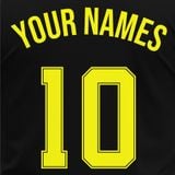 Custom Design and Manufacturing Football Kit Sports crew neck short sleeves sublimation printing pattern Sports Black Polyester-Spandex blend 4-way stretch OEM/ODM Low MOQ