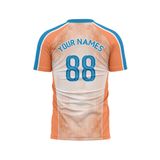 Custom Design and Manufacturing Football Kit Sports crew neck short sleeves sublimation printing pattern Pixel Gradient Polyester-Spandex blend 4-way stretch OEM/ODM Low MOQ