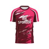 Custom Design and Manufacturing Football Kit Sports crew neck short sleeves sublimation printing pattern Brush Polyester-Spandex blend 4-way stretch OEM/ODM Low MOQ