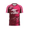 Custom Design and Manufacturing Football Kit Sports crew neck short sleeves sublimation printing pattern Brush Polyester-Spandex blend 4-way stretch OEM/ODM Low MOQ