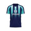 Custom Design and Manufacturing Football Kit Sports crew neck short sleeves sublimation printing pattern Striped Caro Polyester-Spandex blend 4-way stretch OEM/ODM Low MOQ